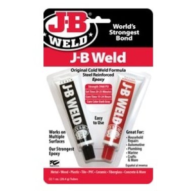 J-B Weld Welding Compound Original Cold Weld Formula Steel Reinforced Epoxy (Sold Individually)