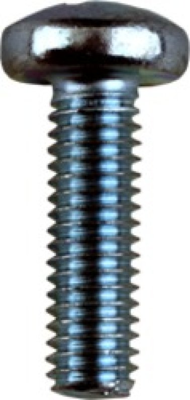 License Plate Screw M6 x 20mm Steel Phillips Pan head    (50 per pack)