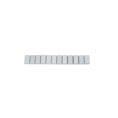 Coated Steel Adhesive Type Wheel Weight - 5 g. Segments 12 Segments per Strip 60 g. per Strip    (25 per pack)