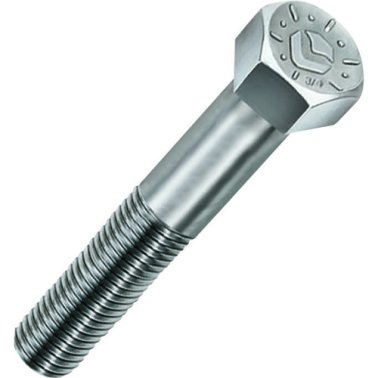 Hex Cap Screw Grade 9 Alloy Steel Zinc Finish 3/8-16 x 1-1/4    (100 per pack)