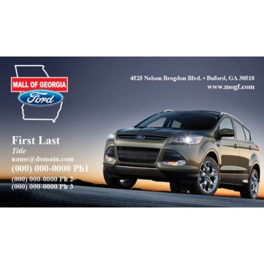 Mall of Georgia Ford Business Cards - Escape