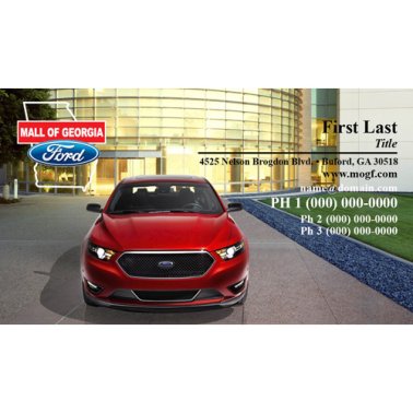 Mall of Georgia Ford Business Cards - Taurus