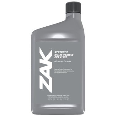 Multi-Vehicle Continuous Variable Transmission Fluid - ZAK Products