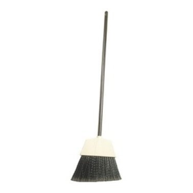 Drummond™ - Dust Pan Broom for Sooper Scooper, Two-Tone Brown, Sturdy Wooden Handle, Compact and Angled Plastic Bristles, 36" Length (Pack of 1)