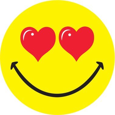 Happy Face - Heart Eyes