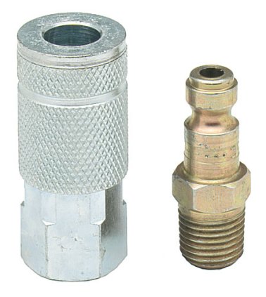 1/4-inch Fpt Automotive Style Couplers, Smooth Body