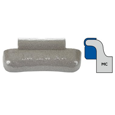 Perfect MC Series 0.50-ounce Lead Wheel Weight - Uncoated