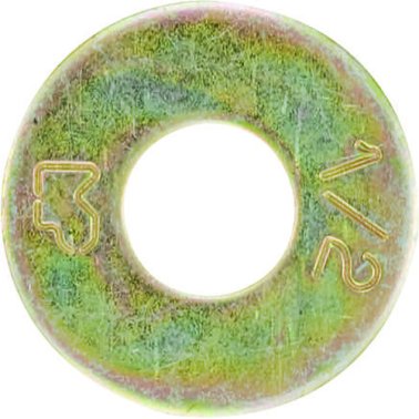 Flat Washer Thru-Hardened USS Yellow Zinc Finish Steel 7/16    (100 per pack)