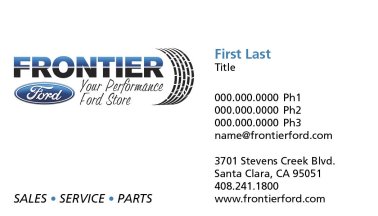 Frontier Ford Card 1