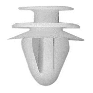 Quarter Board Inside Trim Panel Retainer - 13mm Top Head Diameter; 16mm Middle Head Diameter; 18mm Bottom Head Diameter; 11mm Stem Diameter; 11mm Stem Length; Natural Nylon    (25 per pack)