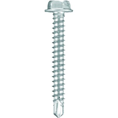 Hex Washer Head Drill Point Screw - #8 Diameter 1-1/4 Length    (100 per pack)