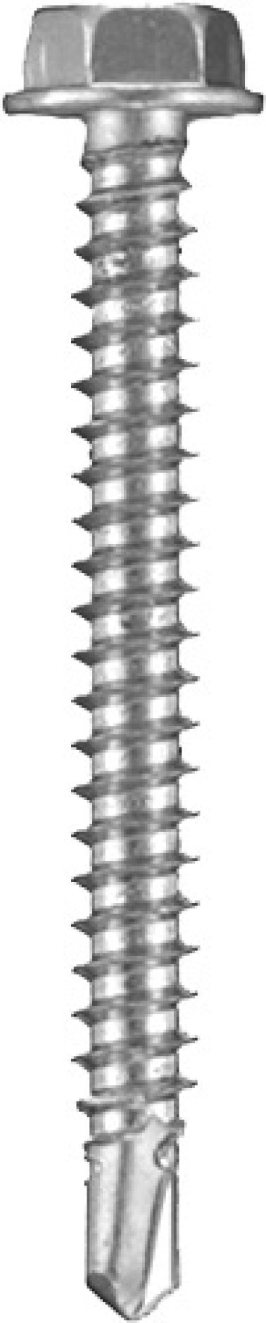 Hex Washer Head Drill Point Screw - #8 Diameter 1-1/2 Length    (100 per pack)
