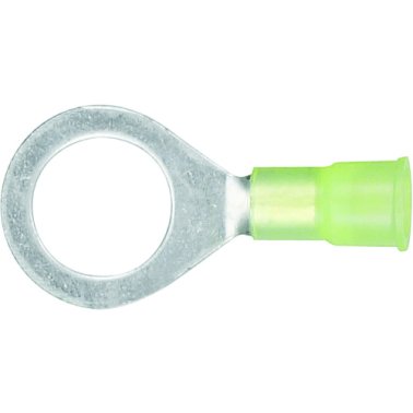 Ring Tongues 12-10 AWG 1/2 Stud Size Nylon-Insulated Yellow    (50 per pack)