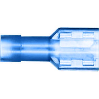 Male Disconnect-1/4 Tab Width Fully-Insulated Nylon 16-14 AWG Blue (100 per pack)