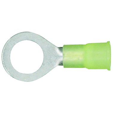 Ring Tongues 12-10 AWG 3/8 Stud Size Nylon-Insulated Yellow (50 per pack)