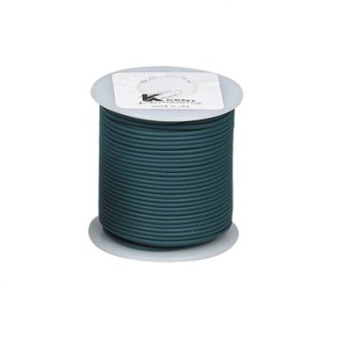 Plastic Covered Primary Wire-14 AWG Green 100' Length 15 Amps (Sold Individually)