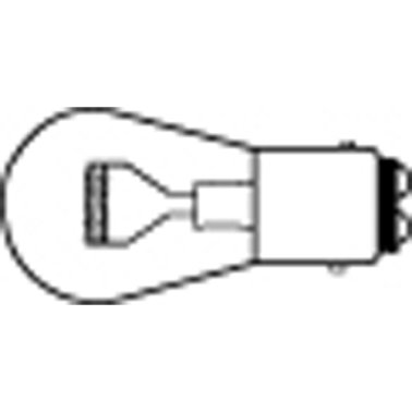 Bulb-12V Miniature Double Contact Bayonet/Nickel-Base Type 150/1 500 Life Hours 35/1.2 Candlepower Industry Designation/Number -7225 (10 per pack)