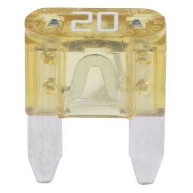MINI Fuses-20 Amps Yellow     (5 per pack)