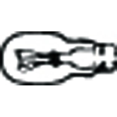 Bulb-12V Miniature Wedge-Base Type 1 000 Life Hours 6 Candlepower Industry Designation/Number -906 (10 per pack)