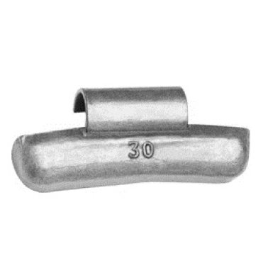 FN Series Polymer-Coated Lead Clip-on Wheel Weight - 40 g.    (25 per pack)