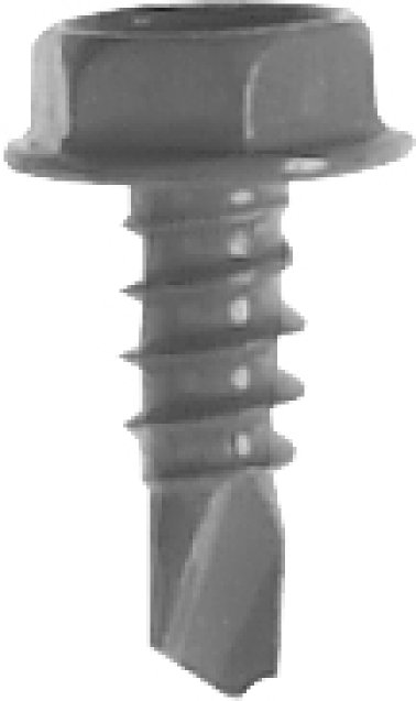 Hex Washer Head Drill Point Screw - #10 Diameter 1/2 Length    (100 per pack)