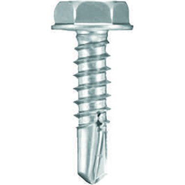 Hex Washer Head Drill Point Screw - #10 Diameter 3/4 Length    (100 per pack)
