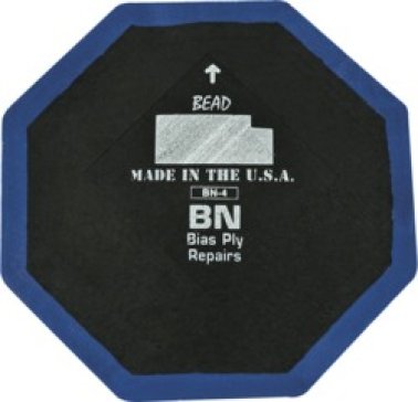 Tire Repair Bias-Ply Chemical Cure Patches (10 per pack)