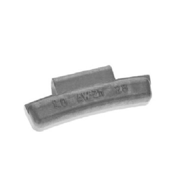 AWZ Series Polymer-Coated Zinc Clip-on Wheel Weight - 2-1/4 oz. (25 per pack)