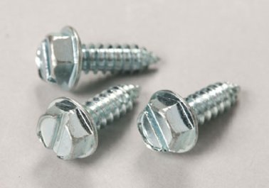 Self Tapping Hex Slot Head Screw (100 per bag)