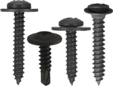 Phillips Trim Screw Assortment with Special Black Finish - 17 Items, 510 Pieces (Pack of 1)