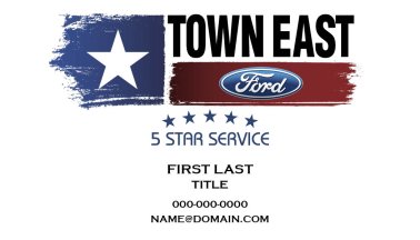 Town East Ford 5 Star Service