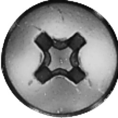 Sheet Metal Screw, Phillips Pan Head, Zinc Finish, Steel, #8 x 3/8" (Pack of 100)