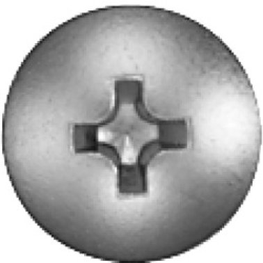 Sheet Metal Screw, Phillips Truss Head, Zinc Finish, Steel, #10 x 1-1/2" (Pack of 50)