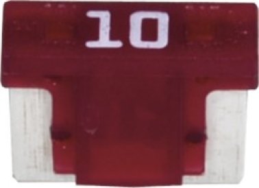 Low-Profile MINI Fuses-10 Amps , Red (Pack of 5)