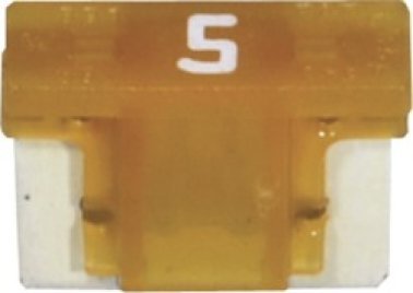 Low-Profile MINI Fuses-5 Amps , Tan (Pack of 5)