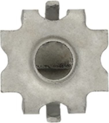 Front & Rear Bumper and Headlamp Assembly Specialty Push-In Nut; Thread Size: M6-1.0; Overall Height: 11.6mm; Zinc Organic (Pack of 10)
