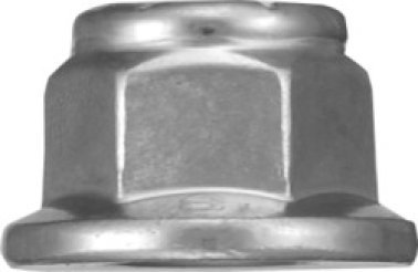 Locknut Flange With Nylon Insert, Property Class 8, Zinc Finish, Steel, M10-1.5 (Pack of 50)