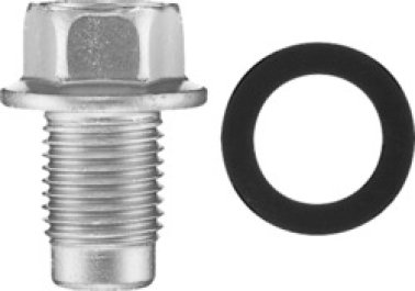 Metric Drain Plug with Gasket - M12-1.25 Thread Size (Pack of 10)