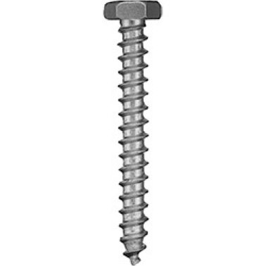 Sheet Metal Screw, Hex Head, Zinc Finish, Steel, #10 x 1-1/2" (Pack of 50)