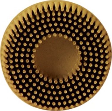 3M - Scotch-Brite Roloc Bristle Disc, 3" Diameter, 80 Grit, Yellow (Pack of 1)