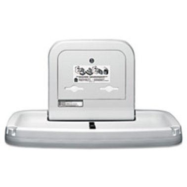 Changing Table Horizontal 35 3/16" W x 22 1/4" H Gray