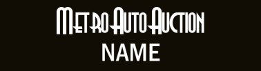 Metro Auto Auction Dallas Name Badge