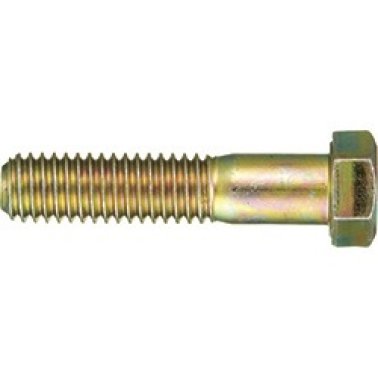 FalconGrip® - Hex Cap Screw, Grade 8, Alloy Steel, Yellow Zinc Finish, 7/16-14 x 2 " (Pack of 50)