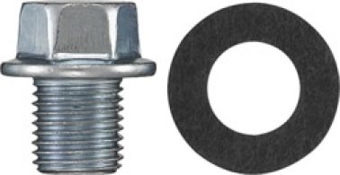Metric Drain Plug with Gasket - M12-1.25 Thread Size (Pack of 10)
