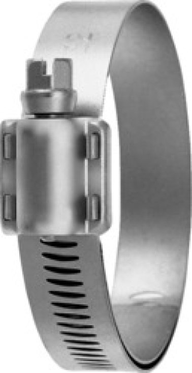 Silicone Coolant, Heater Hose Clamp, Stainless Steel, #64, 3-9/16 to 4-1/2" Clamp ID (Pack of 10)