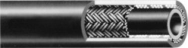 Fuel Injection Hose, Fluoroelastomer Veneer, 3/8" ID, 5/8" OD, 10' Length, SAE 30R9 (Pack of 1)