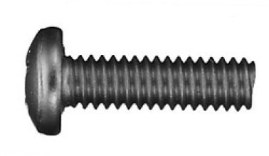 Machine Screw, Phillips Pan Head, Zinc Finish, Steel, #12 x 3/4" (Pack of 100)