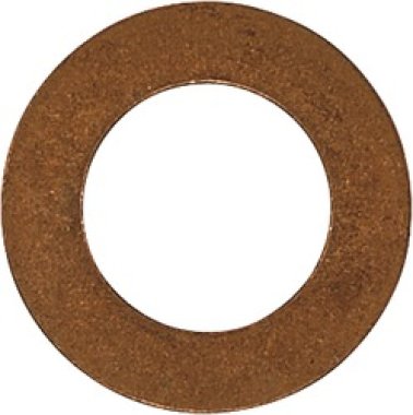 Copper Drain Plug Gasket and Sealing Ring, M16 ID x M22.5 OD, 1.6mm Thickness (Pack of 10)