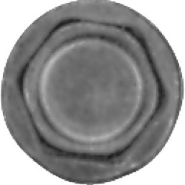 Self-Drilling Screw, Hex Head, Zinc Finish, Steel, #8 x 1-3/4" (Pack of 50)