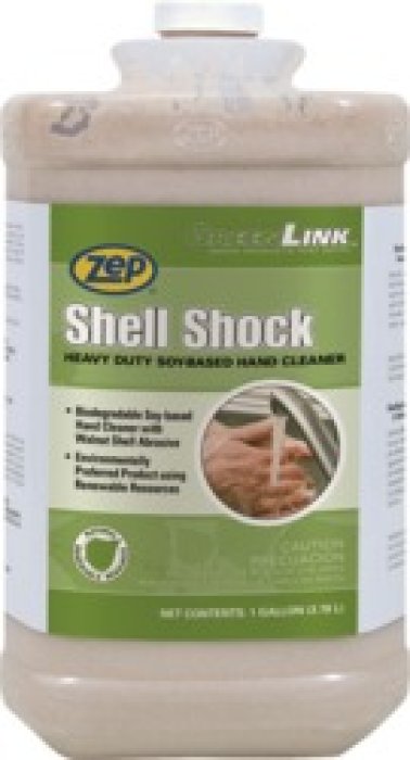 Zep® - Shell Shock Hand Cleaner, Tan, Gel Form, Pleasant Vanilla Fragrance, 1gal Bottle (Pack of 4)